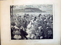 Old Antique Print 187184 Scarborough Spa Seaside Resort Tourists England 19th