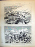 Old 1871 Sortie Garrison Destruction Besiegers Mining Lodgments Crate Victorian