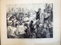Antique Old Print 1871 Auction Sale Imperial Linen Civil List Paris France 19th