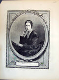 Old Antique Print 1871 Portrait Beautiful Woman Baroness Burdett Coutts 19th