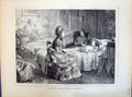 Antique Print 1871 Scene Garrison Female Hospital Woolwich Patient Ward Bed