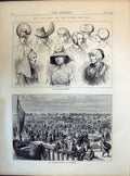Old 1871 Rob Roy Zuider Zee Dutch Head-Dresses Chinese Market Alkmaar Victorian