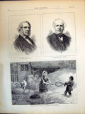 Old 1871 Robert Christison Colville Country Making Straw Market Indus Victorian