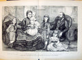 Old 1871 Prince Princess Wales George Alexandra Albert Louise DagmarVictorian