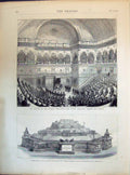 Old 1871 Italian Parliament King Victor Emmanuel Model Mont Valerien Victorian