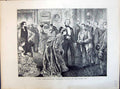 Old Print 1871 New York Politician America Receiving Visitors Year'S Day 19th