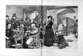Original Old Antique Print 1872 Out-Patients Room University College Hospital 0