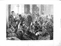 Original Old Antique Print 1872 Clubs Guards Institute Men Women Siers 19th