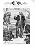 Original Old Antique Print 1872 Rome Italy Steps Ara Coeli Performers Street