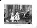 Old Antique Print 1872 Little Girls Wedding Bridesmaids Archer Fine Art 19th