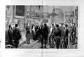 Old Antique Print 1872 Ministerial Full Dress Dinner Party Men Uniform 19th