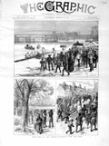 Original Old Antique Print 1872 River Thames Boat Race London Sport Victorian