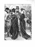 Original Old Antique Print 1872 Railway Train People Hunting Sport Fine Art