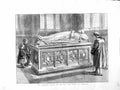 Old Antique Print 1872 Memorial Chapel Lord Derby Knowsley Tomb Children 19th