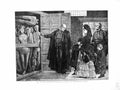 Original Old Antique Print 1872 Waxwork Effigies Westminster Abbey London 19th