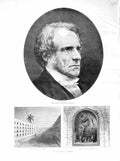 Old Antique Print 1872 Professor Maurice Massacre Havana Castanon Lazzaro 19th