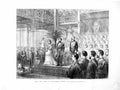 Old Antique Print 1872 Duke Edinburgh Dublin Exhibition Ireland Royalty 19th