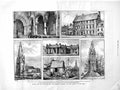 Original Old Antique Print 1872 Bedford Railway Valley Ouse Cowper Olney Church