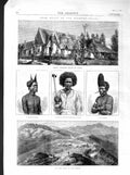 Old Antique Print 1872 Natal Diamond Fields Bishop Colenso Zulu Natives 19th