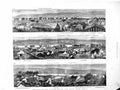 Original Old Antique Print 1872 Panorama View Diamond Fields Vaal River Africa