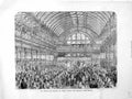 Old Antique Print 1872 Prince Princess Wales Bethnal Green Museum Royal 19th