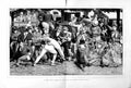 Original Old Antique Print 1872 Eton Harrow Cricket Match Sport School Boys 0