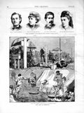 Old Antique Print 1872 Wimbledon Rifle Shooting Wadmore Williams Thomas 19th