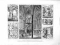 Old Antique Print 1872 Westminster Abbey Chapter House Catherine'S Chapel 19th