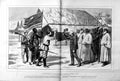 Original Old Antique Print 1872 Livingstone Stanley Meeting Africa Natives 0