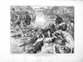 Old Antique Print 1872 Otter Hunting Men Dogs River Wild Animals Country 19th