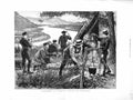 Old Antique Print 1872 Englishmen Colorado America Fishing River Country 19th