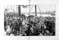 Original Old Antique Print 1872 Prince'S Landing Stage Liverpool Ship England