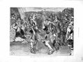 Old Antique Print 1872 Scene Charles The First Lyceum Theatre Men Acting 19th