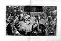 Antique Old Print 1872 Scene Rouge Et Noir Baden-Baden Gambling Messieurs 19th