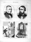 Old Antique Print 1872 Airy Astronomy Phillips Pilgrim Winchester College 19th