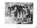 Old Antique Print 1872 Illustration Wandering Heir Street Horse Dog James 19th