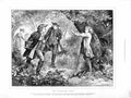Old Antique Print 1872 Illustration Wandering Heir James Tree Men Swords 19th