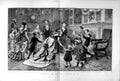 Old Antique Print 1873 Dancing New Year Party Children Men Women House 0 19th