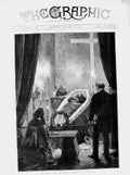 Old Antique Print 1873 Body Emperor Napoleon Lying State Coffin Fine Art 19th
