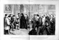 Original Old Antique Print 1873 Emperor Napoleon Funeral Empress Eugenie Murat 0