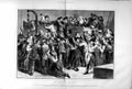Original Old Antique Print 1873 Scene Northfleet Ship Wreck Crew Life-Boat