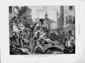 Old Antique Print 1873 Parliamentary Election Eighteenth Century People 19th