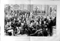 Original Old Antique Print 1873 Conservative Members Peers Commons Men Meeting