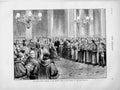 Original Old Antique Print 1873 Lord Mayor Banquet Mansion House Provincial Men