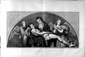 Antique Old Print 1873 Virgin Angels Weeping Dead Body Christ Francia Art 19th