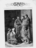 Original Old Antique Print 1873 Asia Politicians Russian Expedition Khiva Men