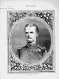 Original Old Antique Print 1873 Portrait Prince LeopBavaria Uniform Victorian