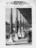 Old Antique Print 1873 Khiva Trophies Palace Samarcand Russian Expedition 19th