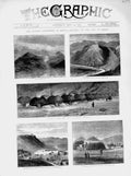 Old Antique Print 1873 Russian Expedition Khiva Chan-Diert-Kul Ak-Tubin 19th