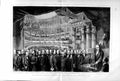 Antique Old Print 1873 French National Assembly Versailles Theatre Rouher 19th